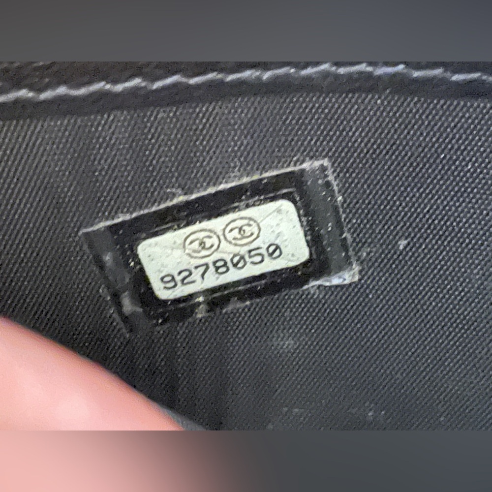 Chanel Black Caviar Leather long zippered wallet with Certificate of Authenticit - Picture 11 of 11
